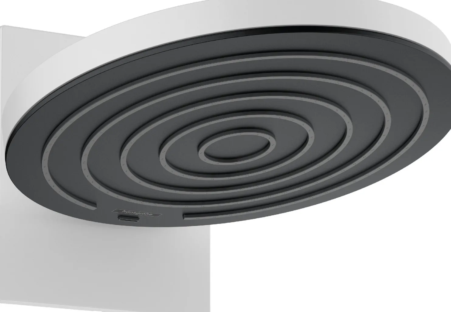 Yläsuihku Hansgrohe Pulsify S 260 2jet Ecosmart, seinäliitin, piiloasennus, mattavalkoinen