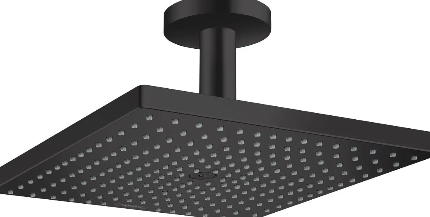 Yläsuihku Hansgrohe Raindance E 300 Air 1jet, kattoputki, piiloasennus, mattamusta