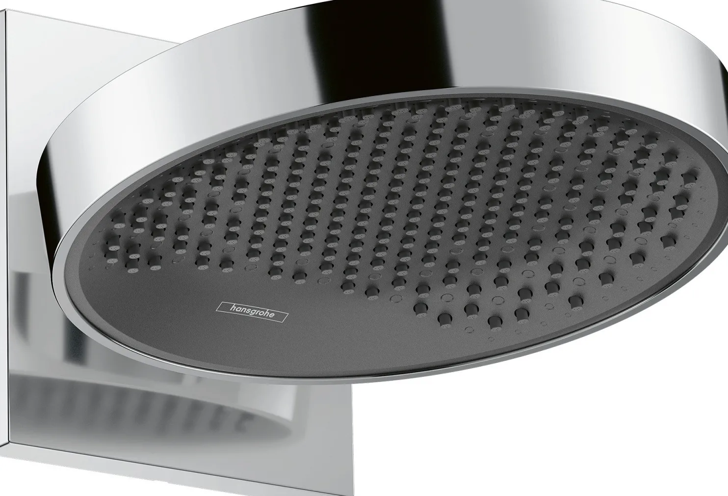 Yläsuihku Hansgrohe Rainfinity 250 1jet PowderRain EcoSmart, piiloasennus seinään, kromi