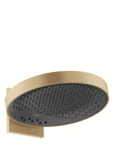 Yläsuihku Hansgrohe Rainfinity 360 3jet PowderRain, piiloasennus seinään iBoxilla, harjattu pronssi